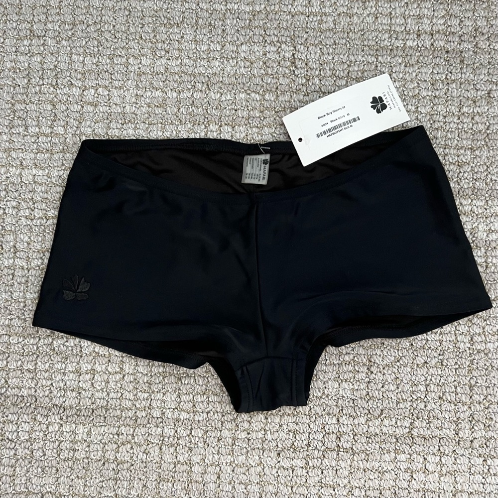 Hapari Women's Black Swim Shorts